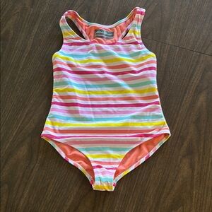 Eddie Bauer Multicolor Striped Swimsuit
